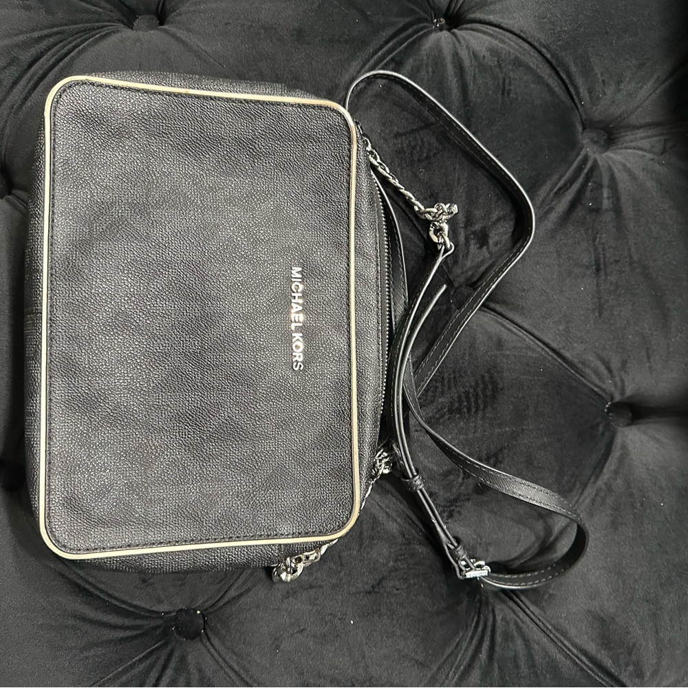 Michael Kors Black and Silver Bag